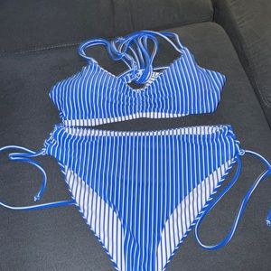 Reversible Striped bikini